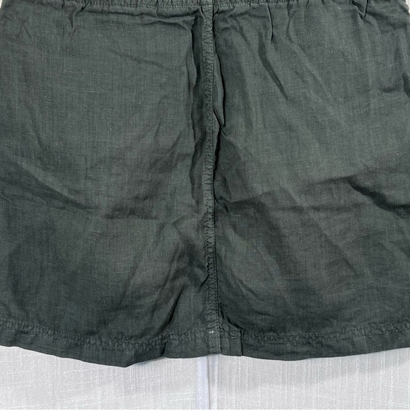 Athleta Seline Olive Green Linen Skirt Size 2 - Picture 8 of 11